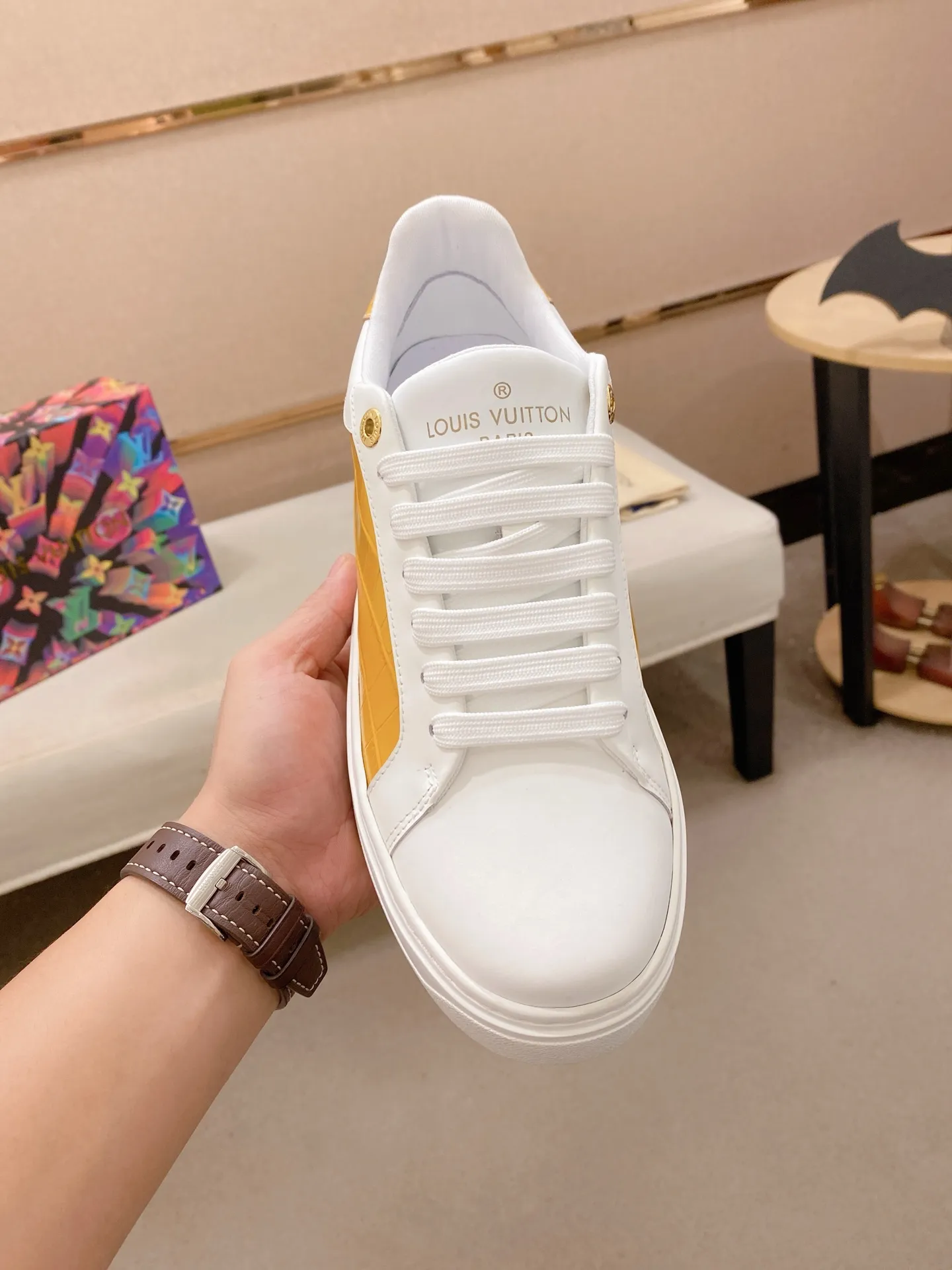 Men's shoes💰: 540💰(Niuli: full package) louis vuitton (Louis Vuitton/lv) top 🔍🔍 new models are on sale at the same time at the counter. The upper 🇮🇹 is imported from Italy, first-layer cowhide, and the lining is fully imported cowhide. 💪💪, completely 1⃣️ to 1 ⃣️Re-engraved🇮🇹💪💪, ⚠Sole: The original sole is specially provided by the original factory, the exclusive movable molded sole is super comfortable, ⚠The original factory follows the order, 🔍🔍high quality, you can enter and exit the counter at will, welcome to compare⚠. Code number:38-44